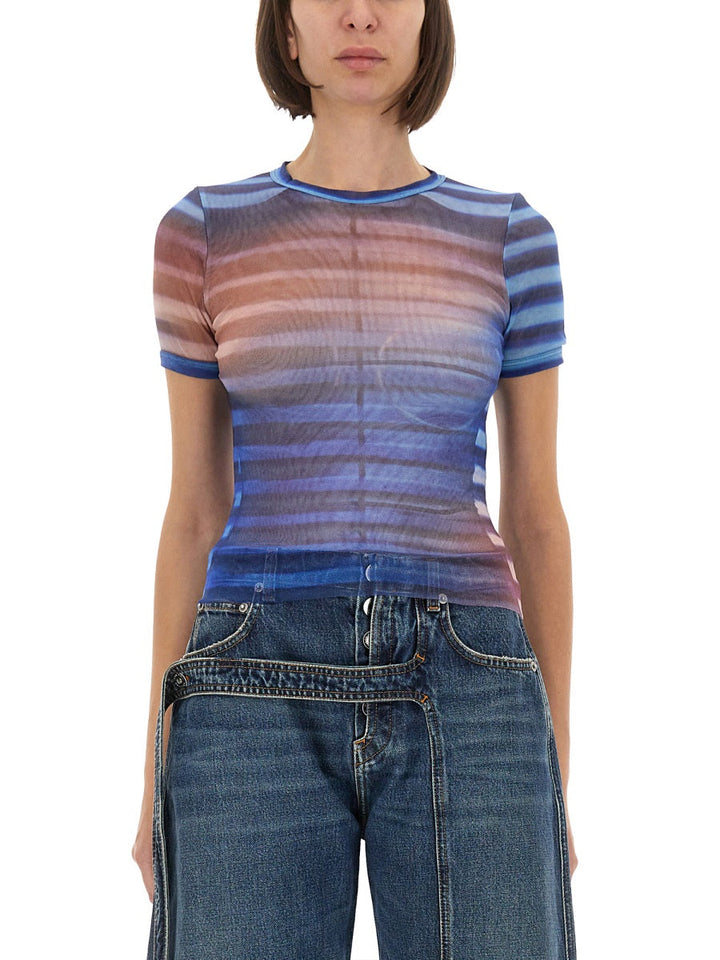 Jean Paul Gaultier Women "Air" Mesh T-Shirt