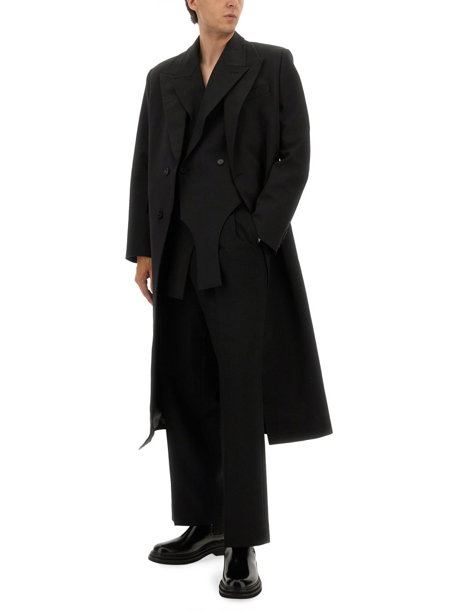 Jean Paul Gaultier Unisex Double Layer Coat
