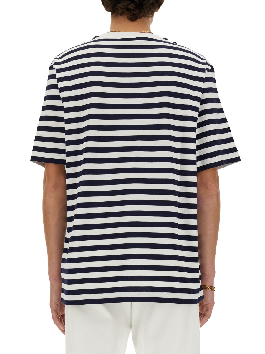 Versace Men Striped T-Shirt