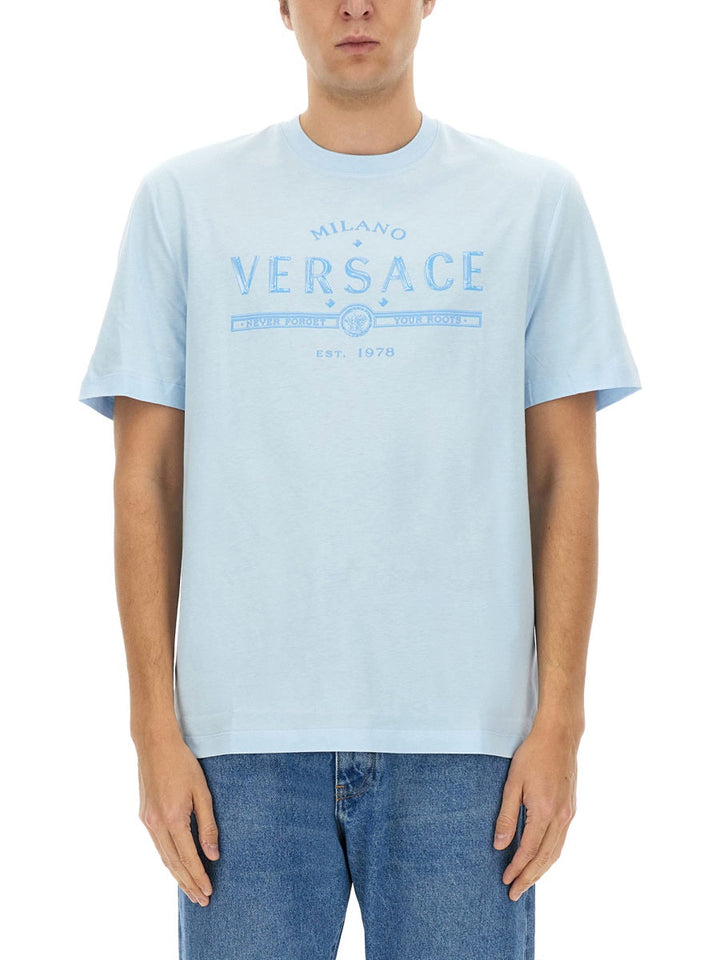 Versace Men T-Shirt With Logo