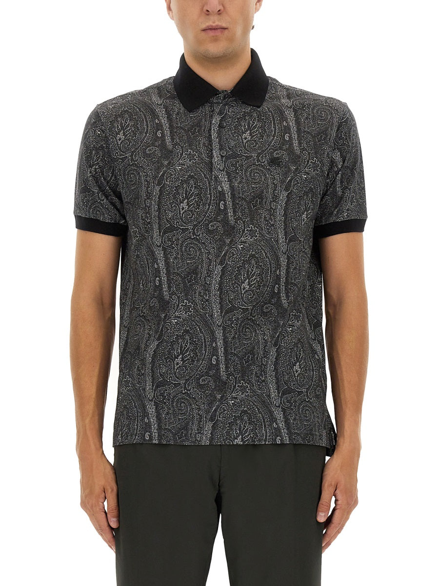 Etro Men Polo Shirt With Print