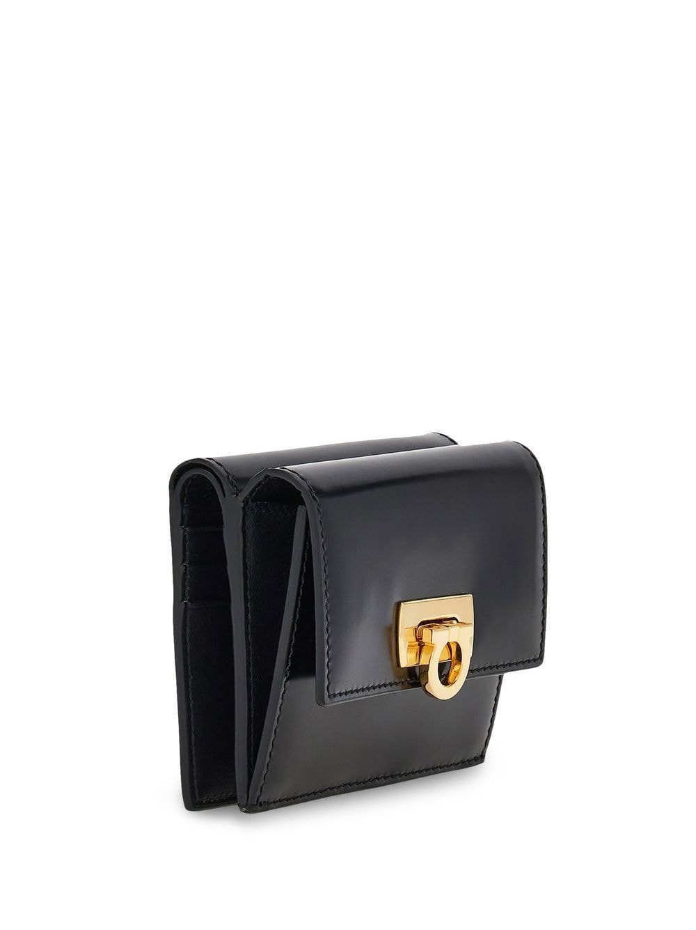 Ferragamo Women Gancini Bi-Fold Wallet With Coin Pocket