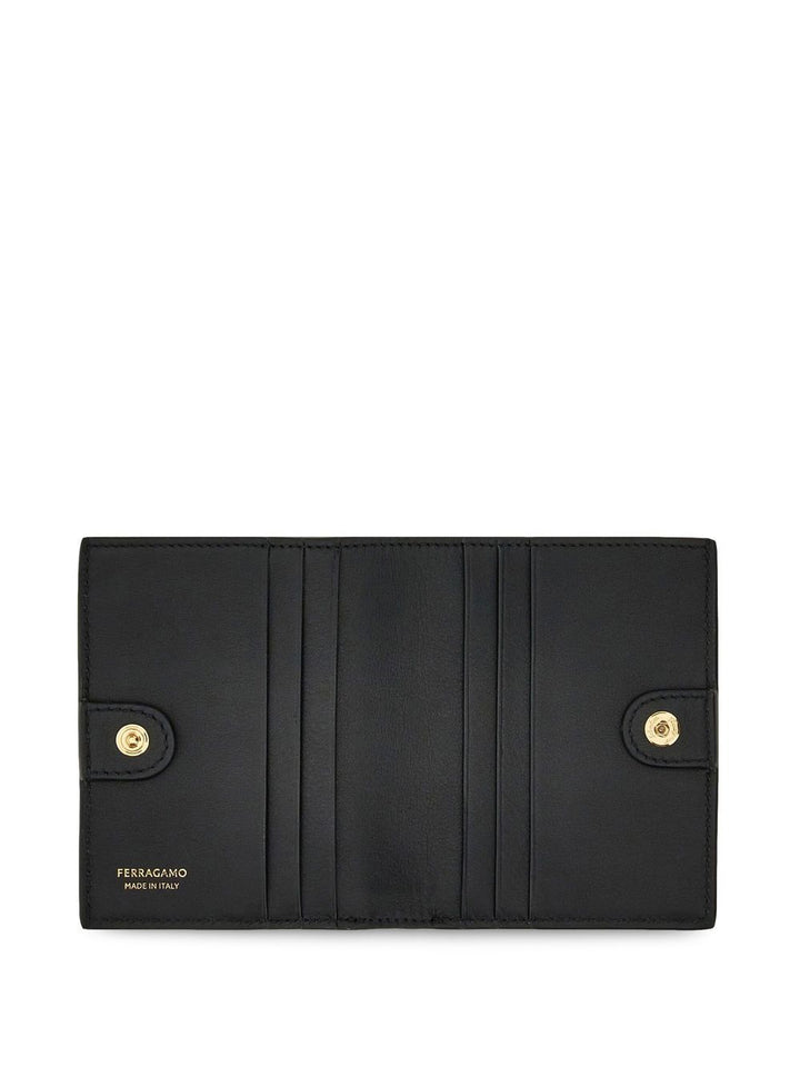 Ferragamo Women Gancini Bi-Fold Wallet With Coin Pocket