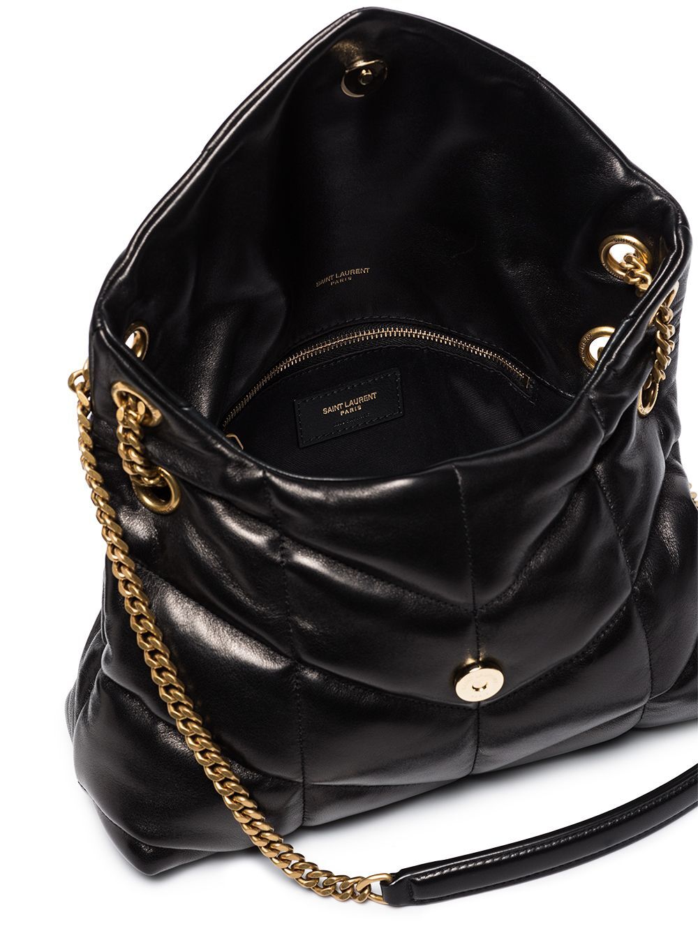Saint Laurent Women Small Loulou Puffer Bag In Nappa Leather