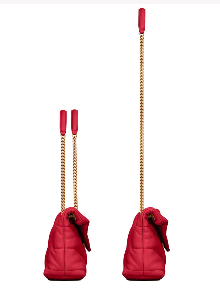 Saint Laurent Women Small Loulou Puffer Bag In Nappa Leather