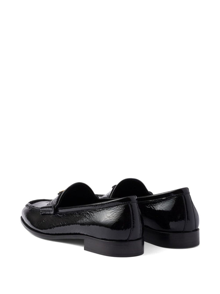 Prada Women Patent Leather Loafers