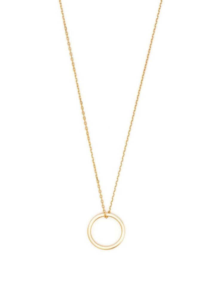 Maison Margiela Women Logo Ring Silver Necklace