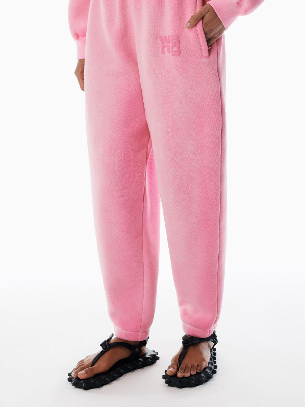 Alexander Wang Women Logo Sweatpant In Essential Terry