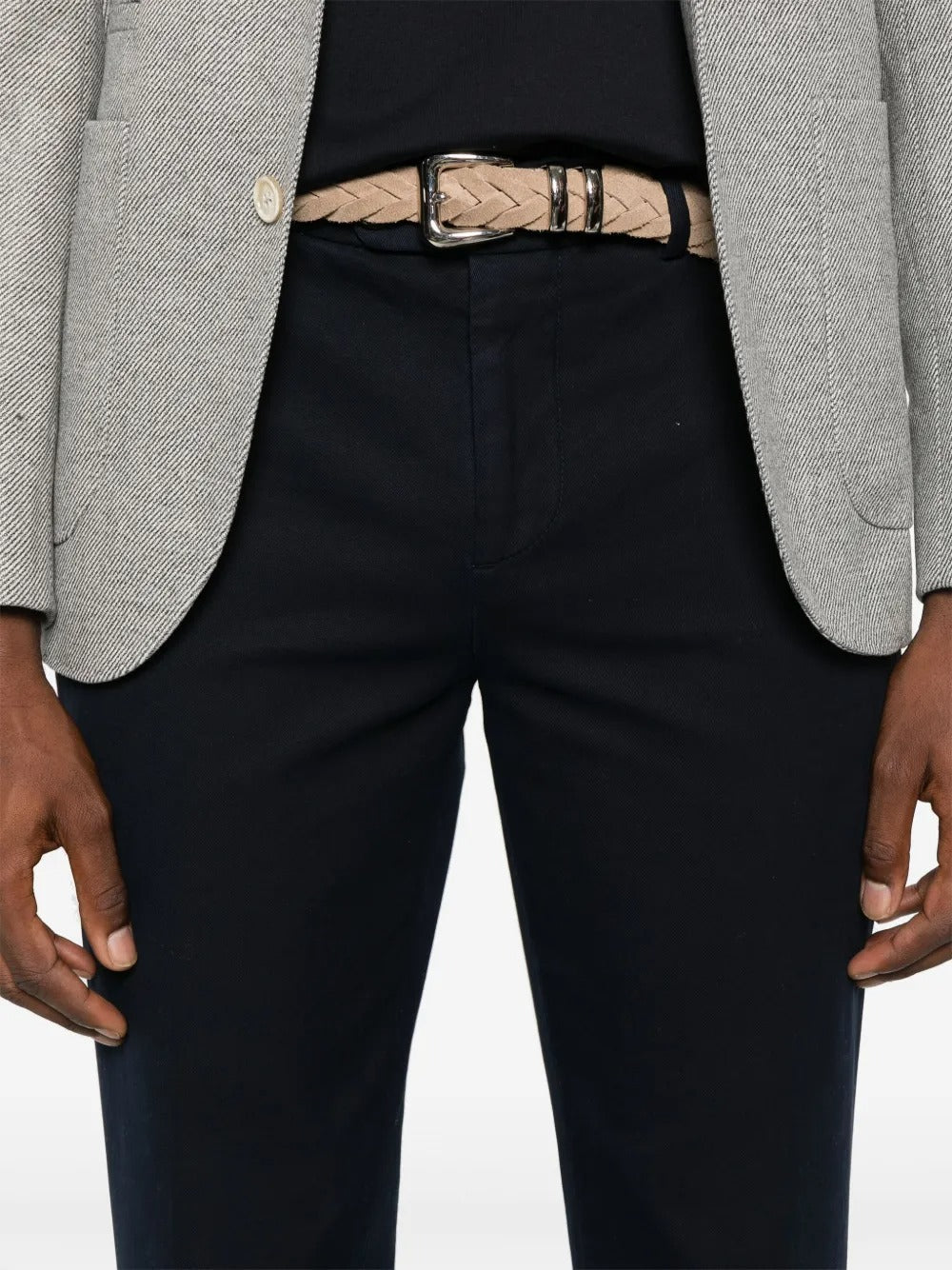 Brunello Cucinelli Men Cotton Chino Trousers