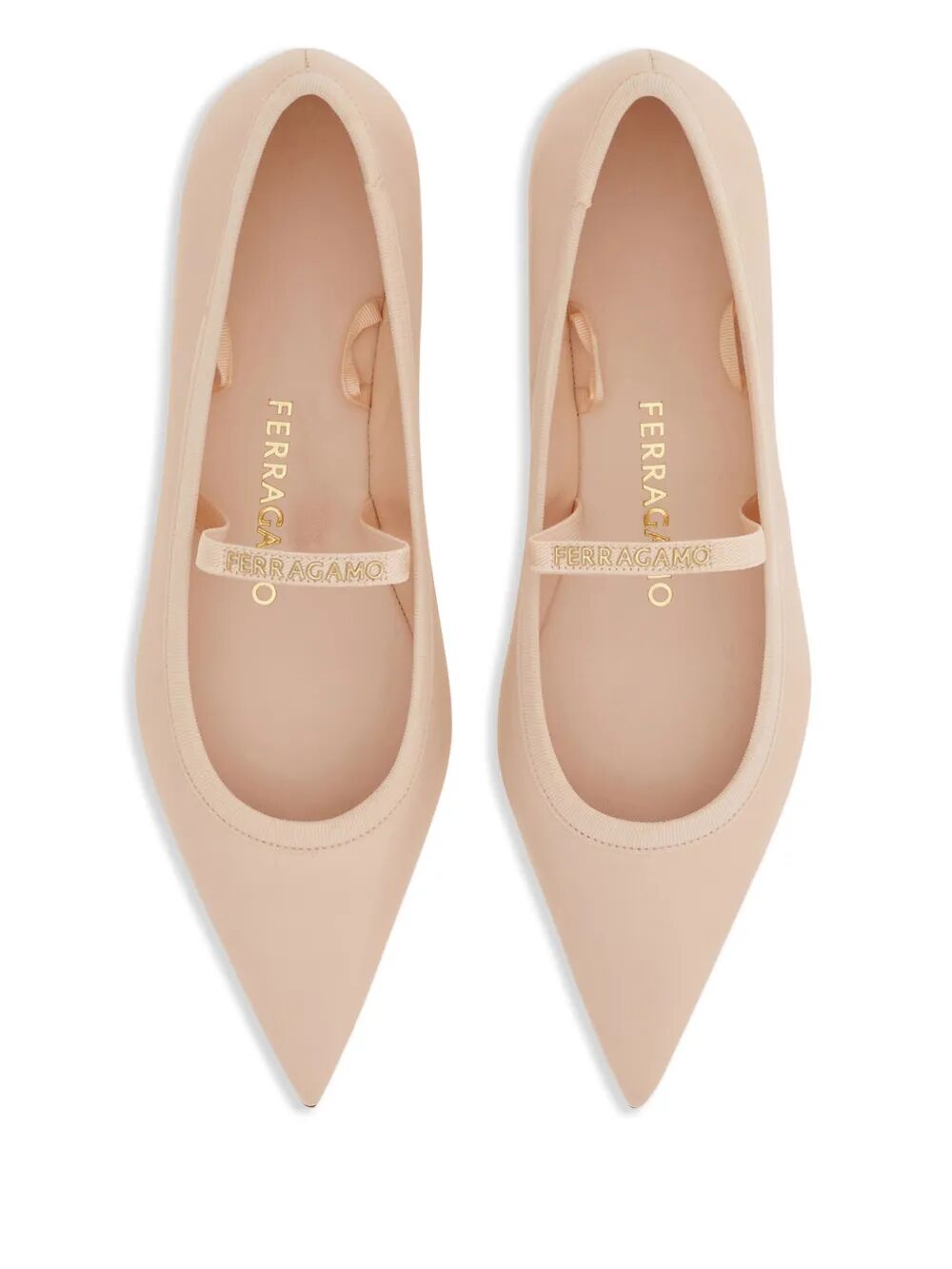 Ferragamo Women Carice Ballet Flat With Ankle Ribbon