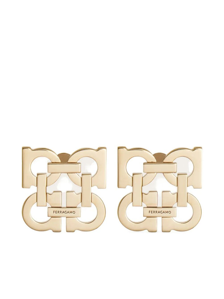 Ferragamo Women Four Gancini Clip On Earrings
