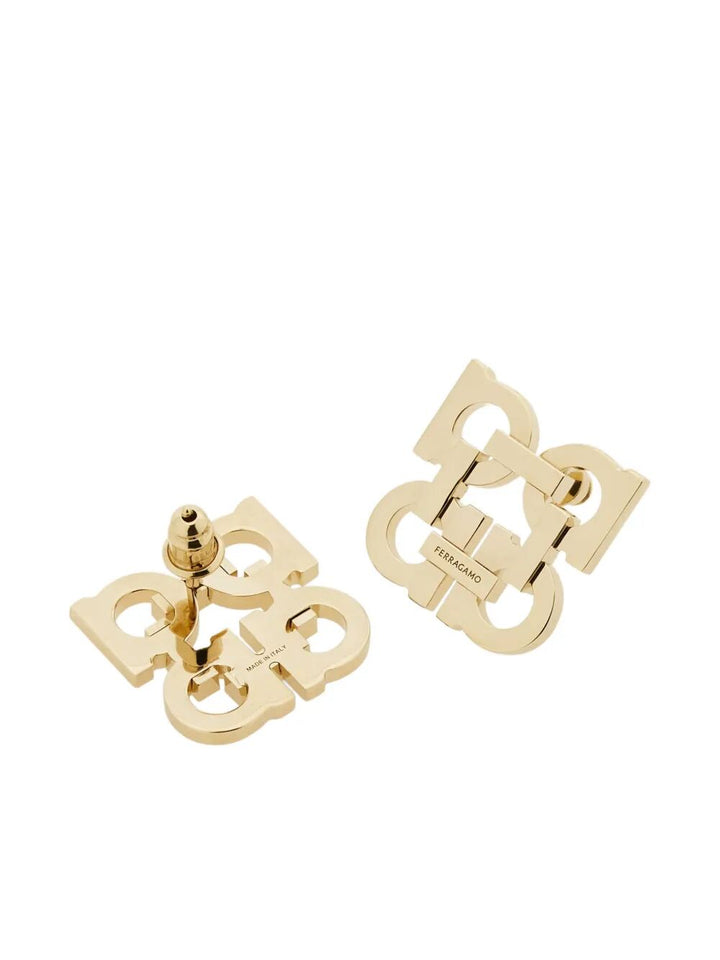 Ferragamo Women Four Gancini Clip On Earrings