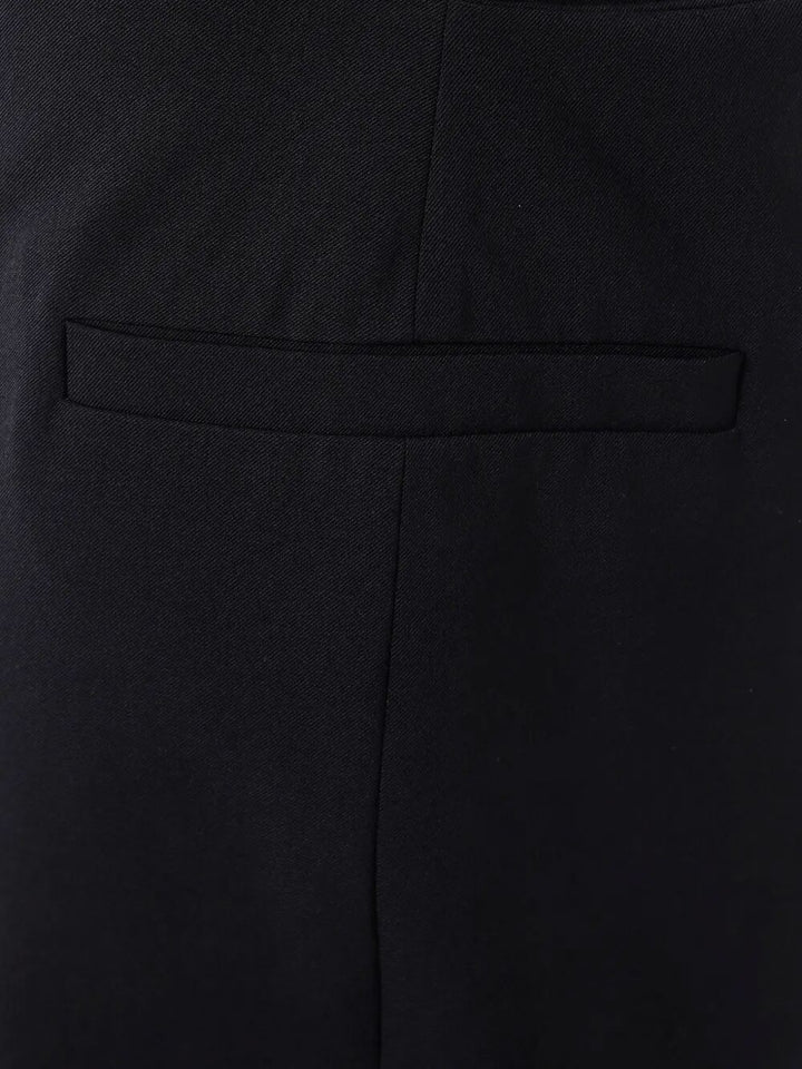 Jean Paul Gaultier Women Long Backless Dress With Belt On The Back
