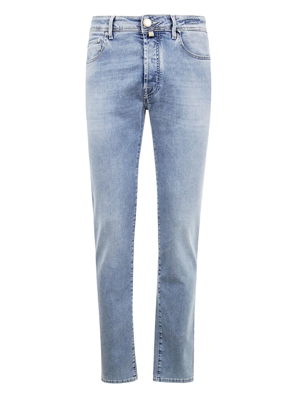 Jacob Cohen Men Pant 5 Pocket Slim Fit Bard Denim Blue Stretch