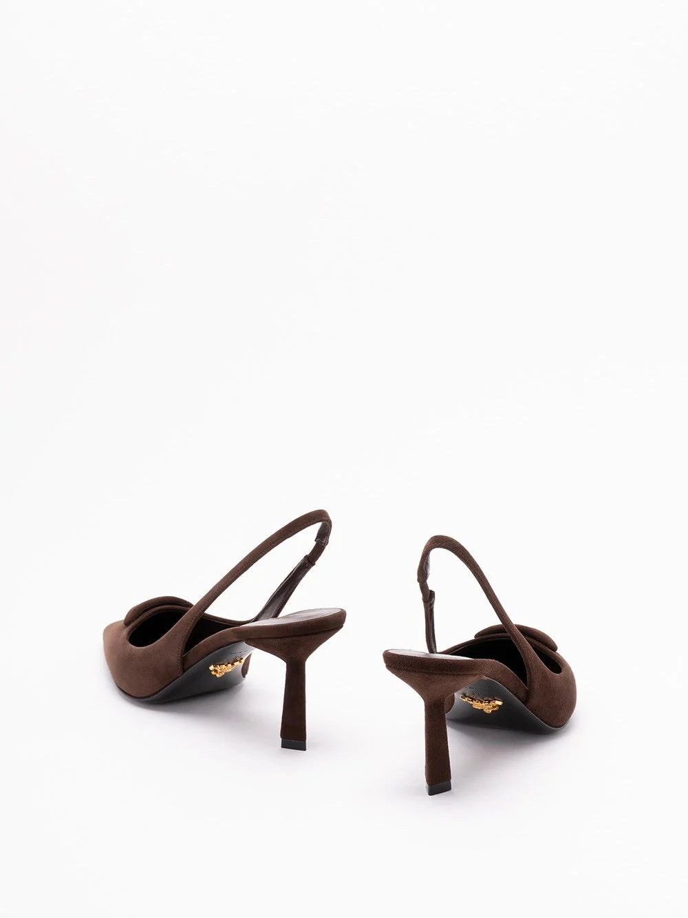 Prada Women Suede Slingback Pumps