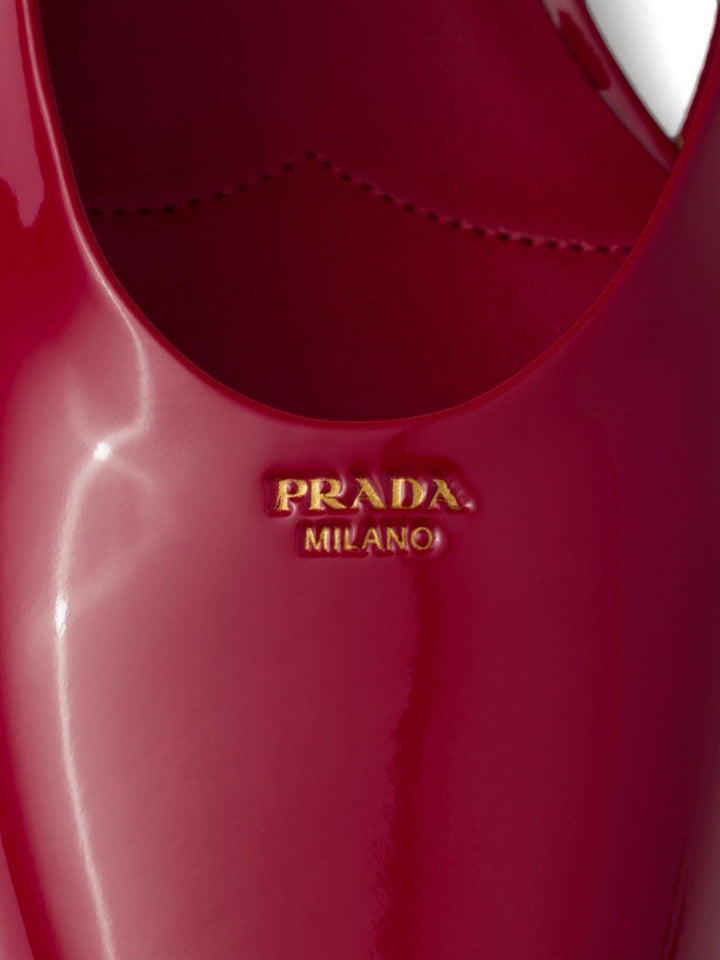 Prada Women Patent Leather Slingback Ballerinas