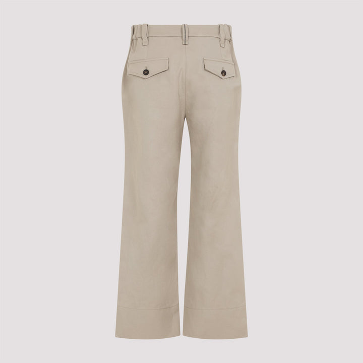 Brunello Cucinelli Chino Cropped Pants Women