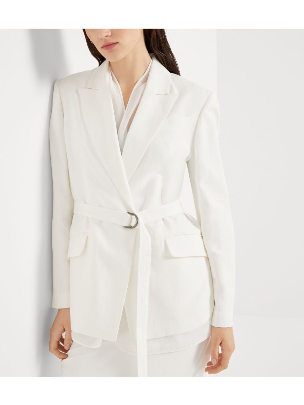 Brunello Cucinelli Women Suit Type Belt Jacket