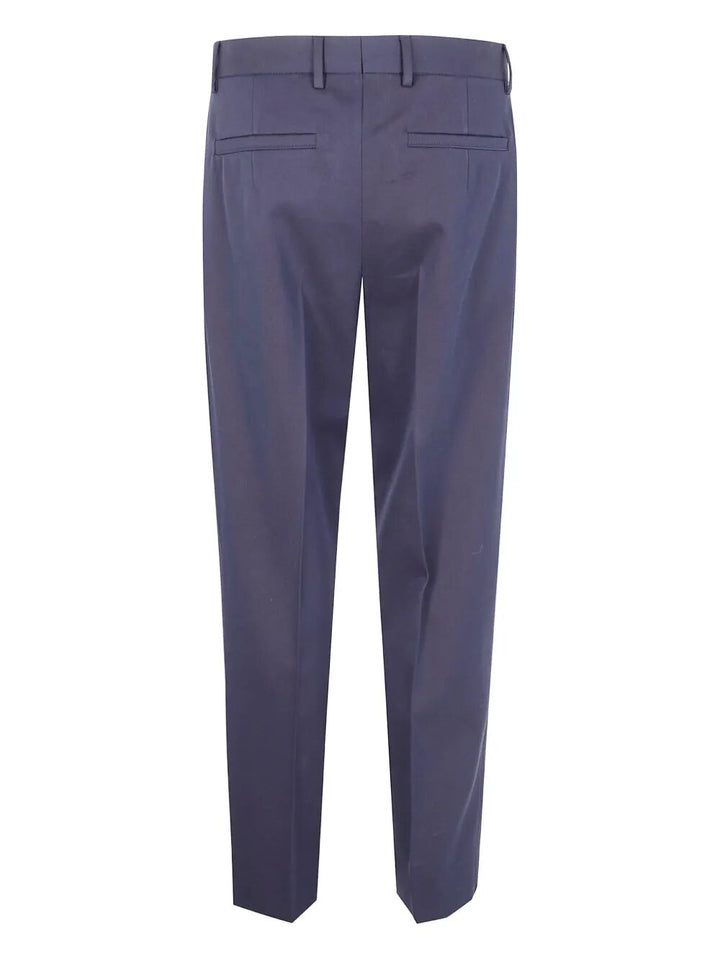 Zegna Men Cotton And Wool Pants