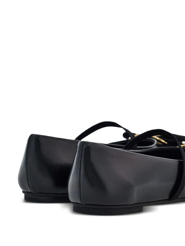 Ferragamo Women New Vara Plate Ballet Flats