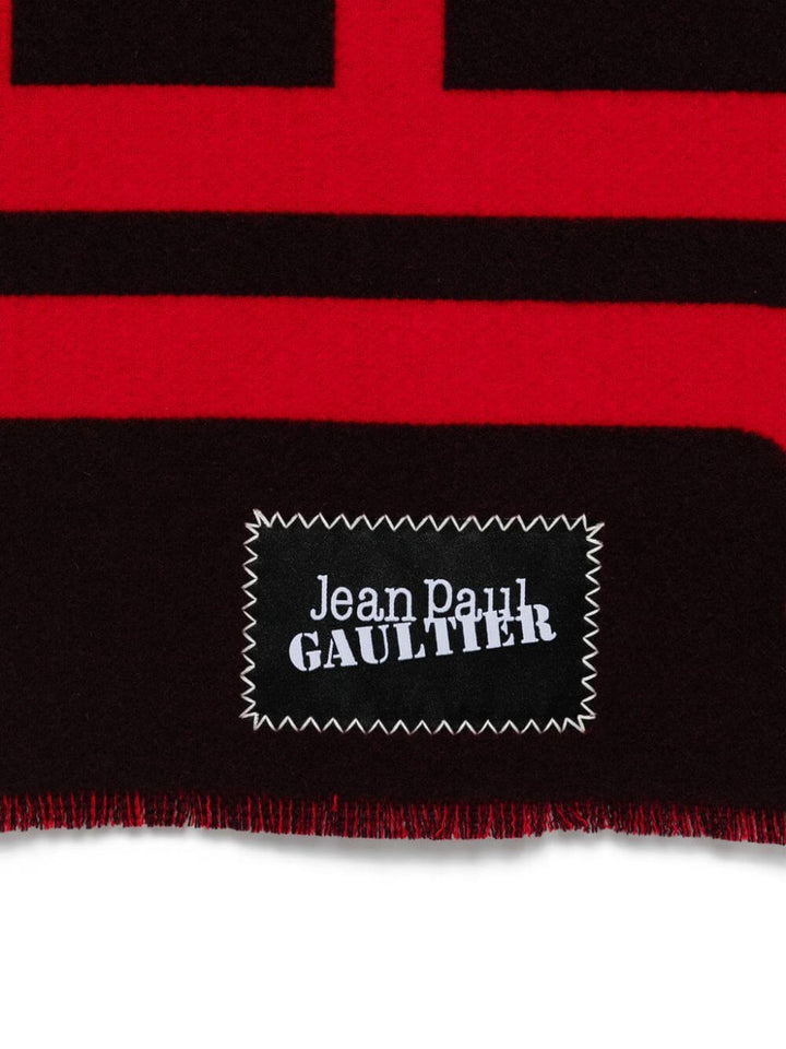 Jean Paul Gaultier Women Wool Scarf With "Jean Paul Gaultier" Logo