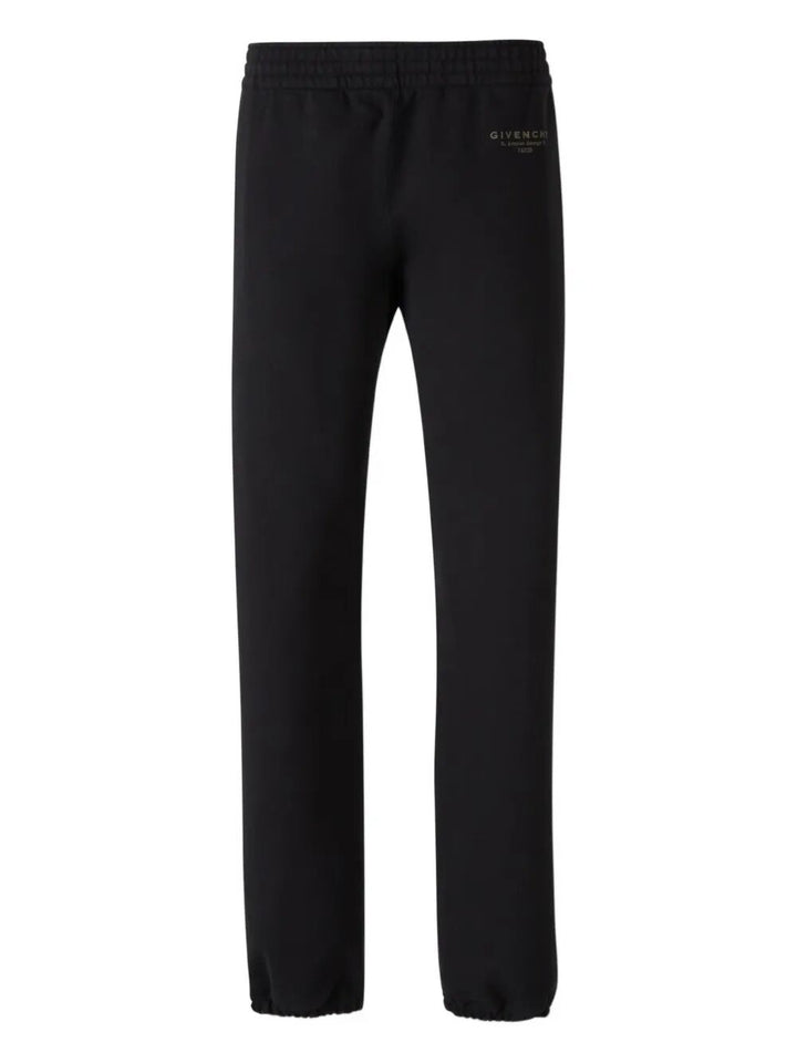 Givenchy Men New Joggers With Givenchy Paris Print
