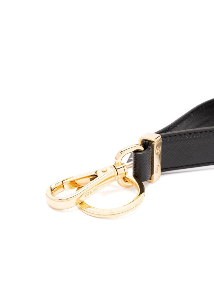 Prada Women Saffiano Leather Key Ring