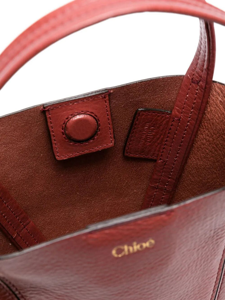 Chloe Women Small Chloé Spin Tote Bag In Grained Leather
