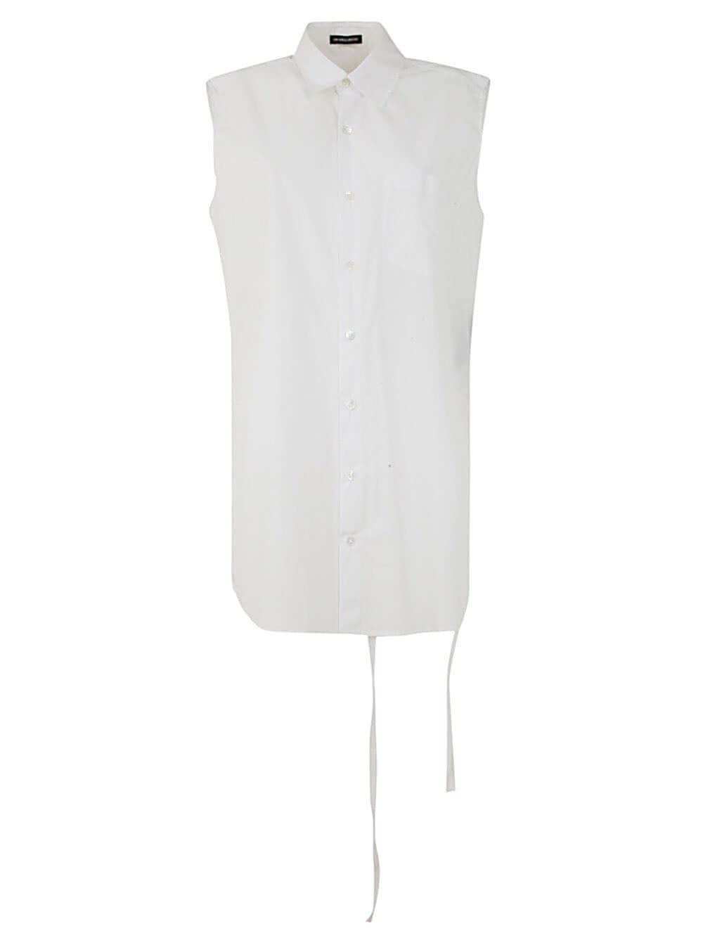 Ann Demeulemeester Women Amelie Sleeveless Long High Comfort Shirt