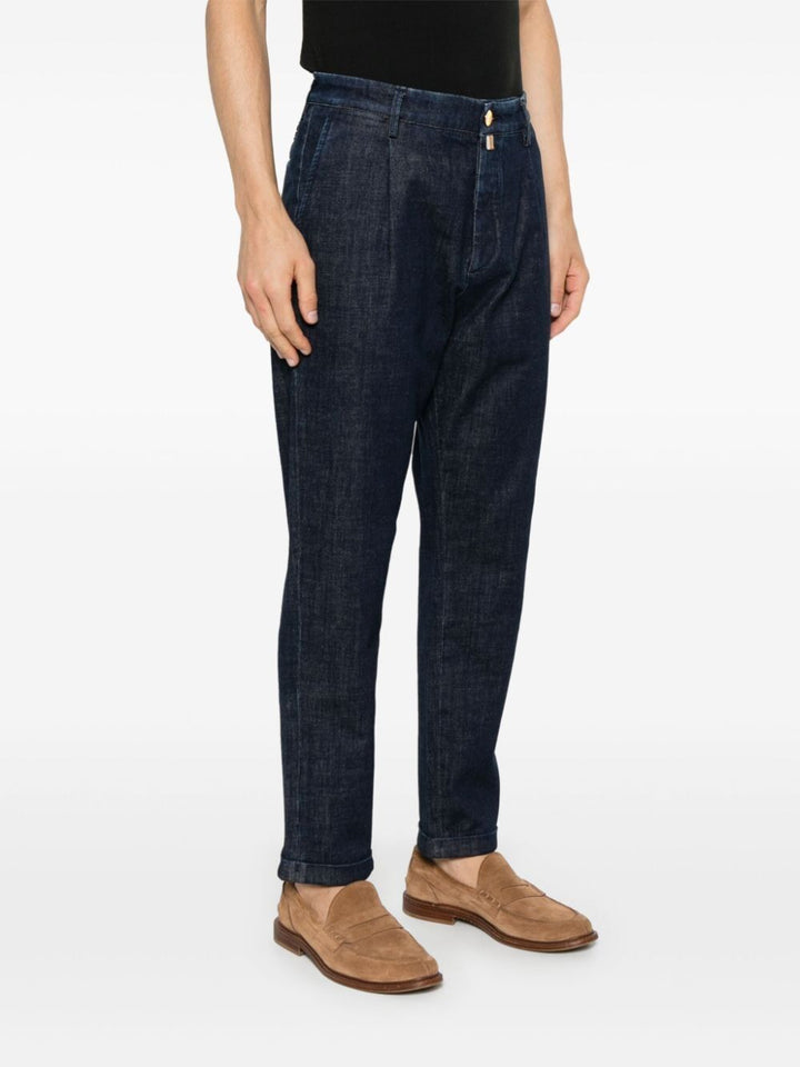 Jacob Cohen Men Crop Slim Single Pence Henry Pant
