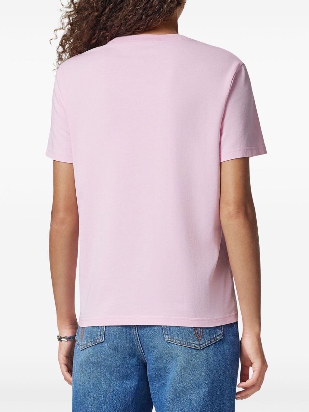 Versace Women Fringed Logo T-Shirt