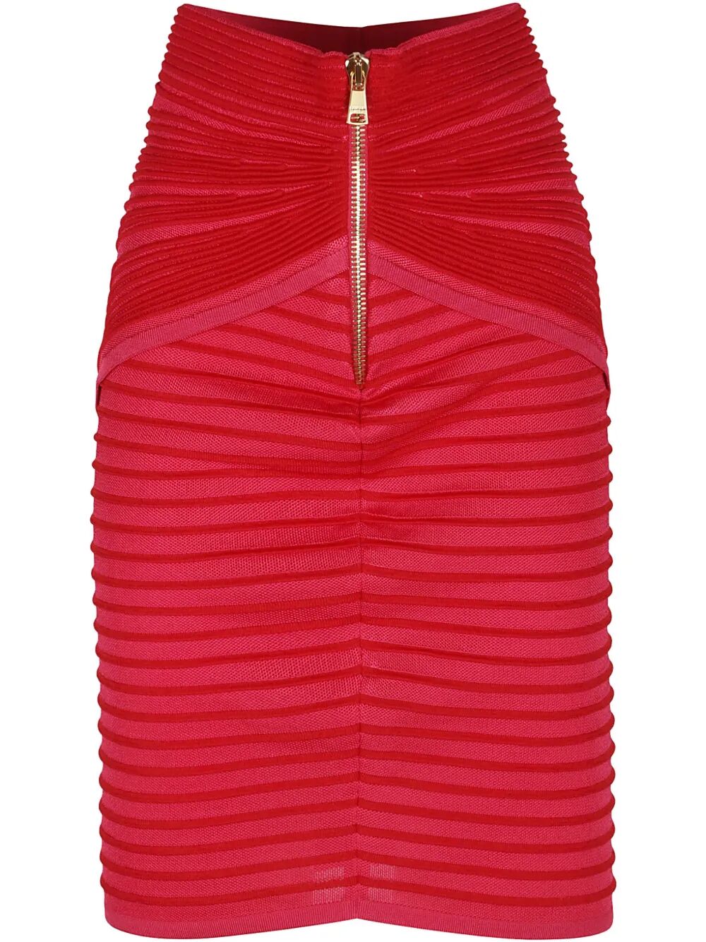 Balmain Women Flechage Knit Knee Lenght Skirt