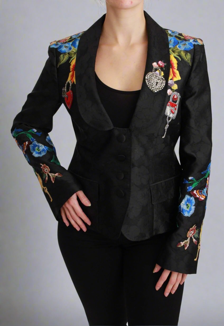 DOLCE & GABBANA Enchanted Sicilian Brocade Blazer