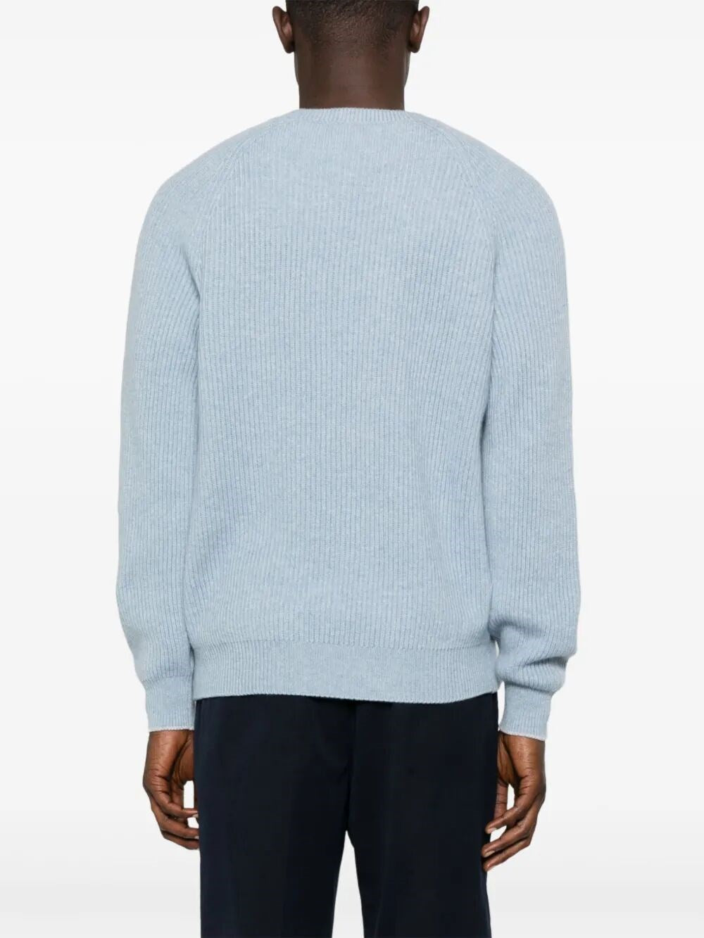 Brunello Cucinelli Men English Rib Knit Sweater