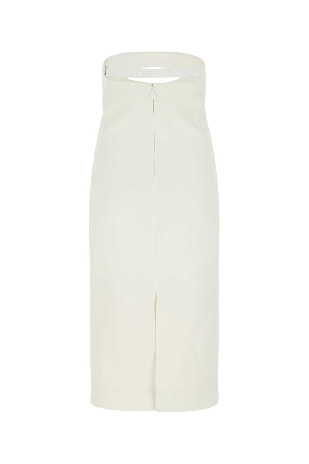 Saint Laurent Women White Viscose Dress