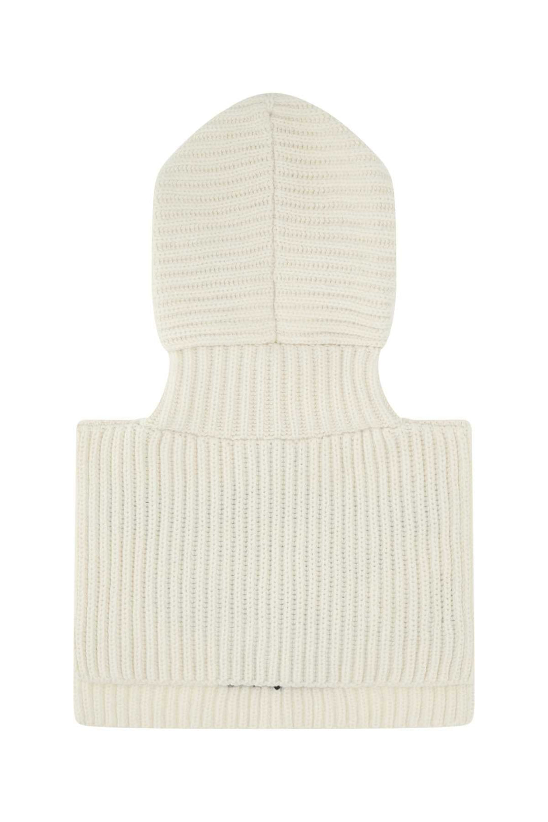Prada Women Ivory Cashmere Balaclava