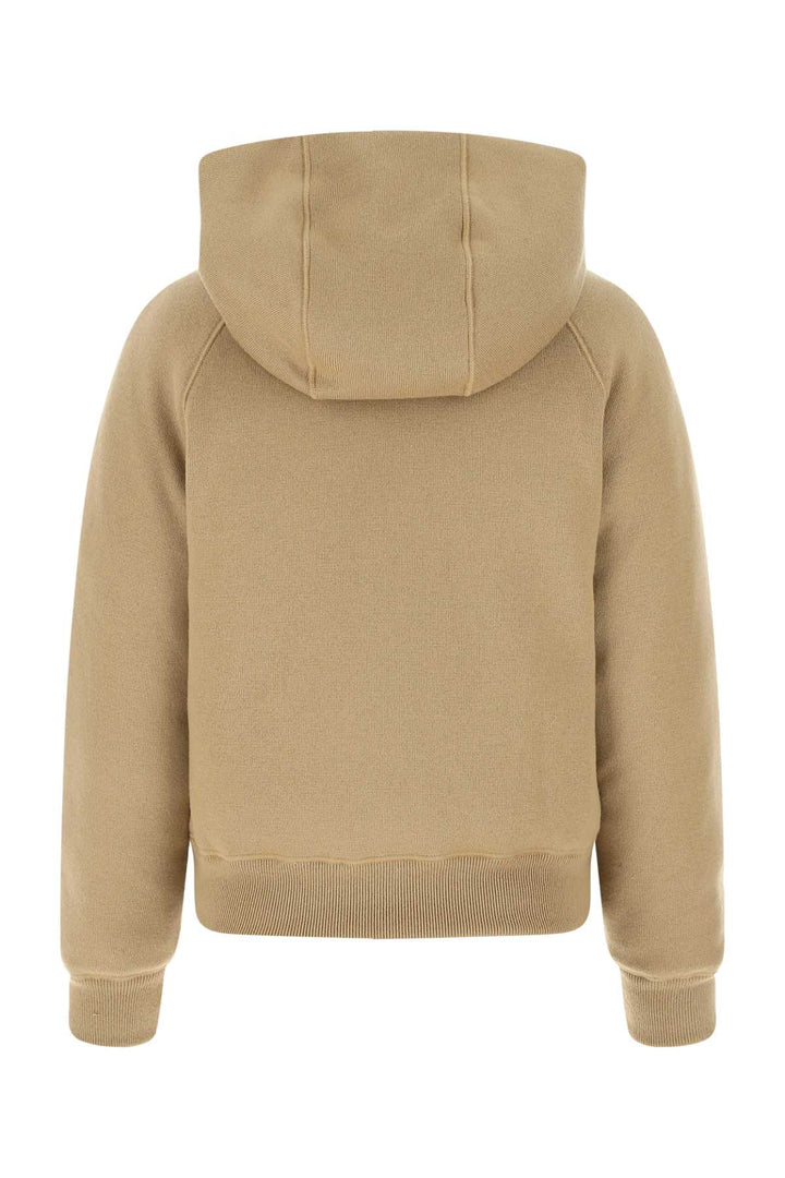 Prada Women Cappuccino Cashmere Blend Down Jacket