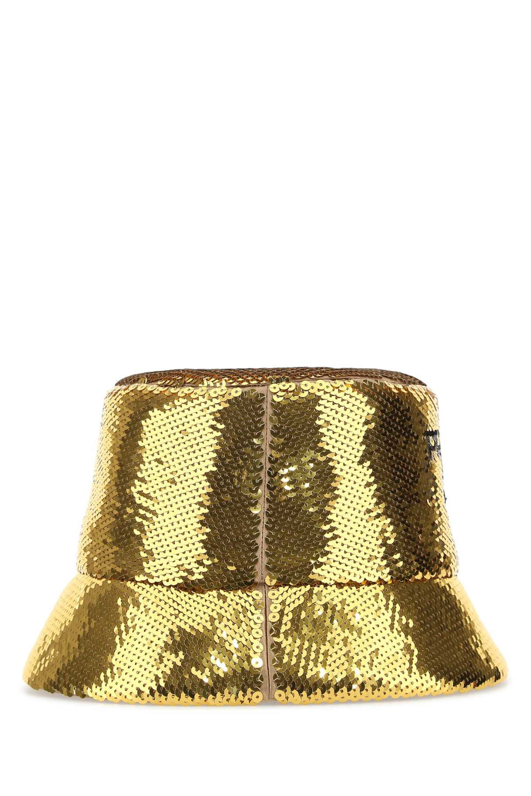 Prada Women Gold Sequins Bucket Hat