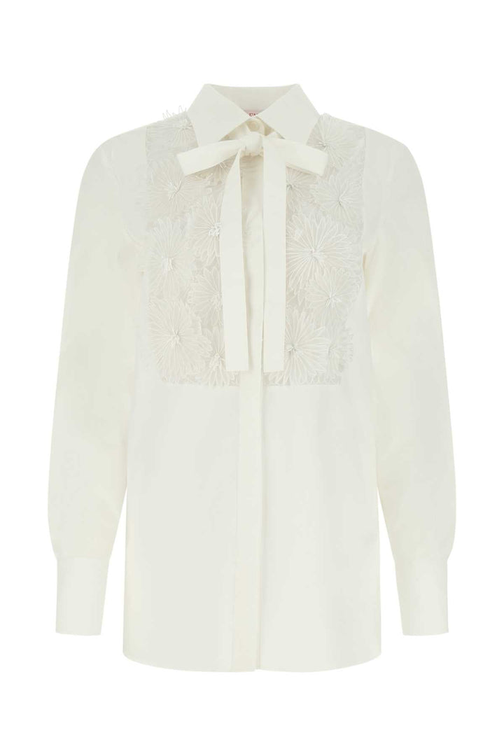 Valentino Garavani Women White Poplin Shirt