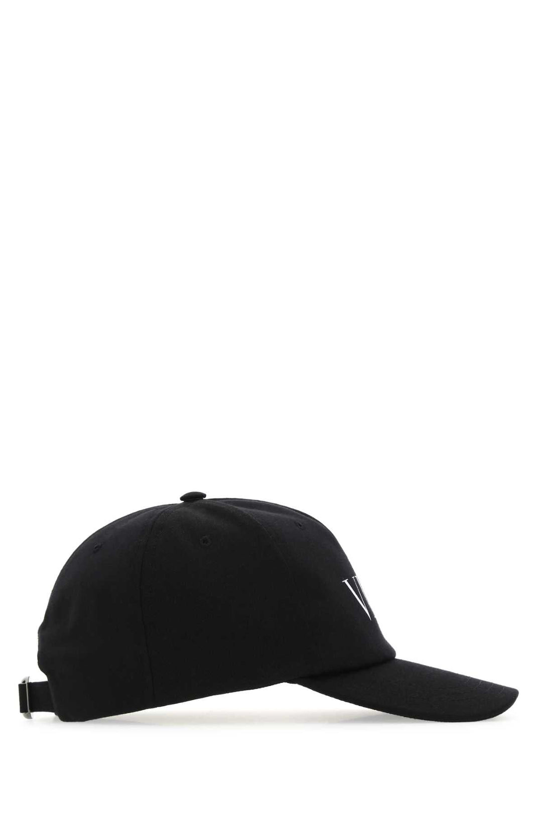 Valentino Garavani Men Black Cotton Baseball Cap