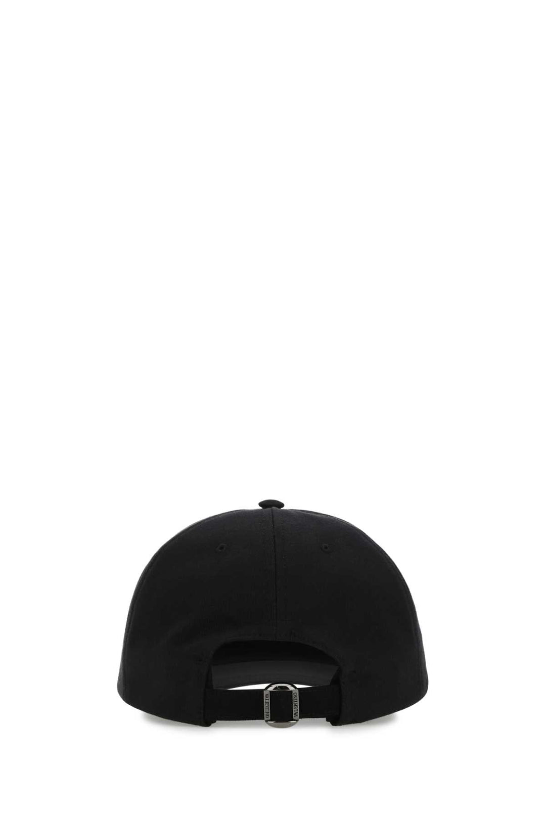 Valentino Garavani Men Black Cotton Baseball Cap