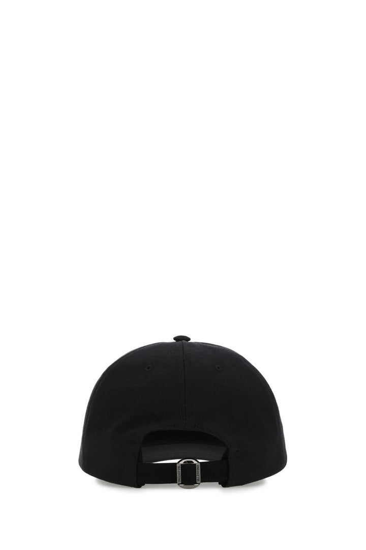 Valentino Garavani Men Black Cotton Baseball Cap