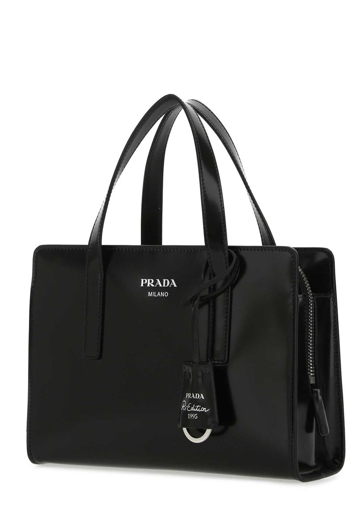 Prada Women Black Leather Re-Edition 1995 Handbag