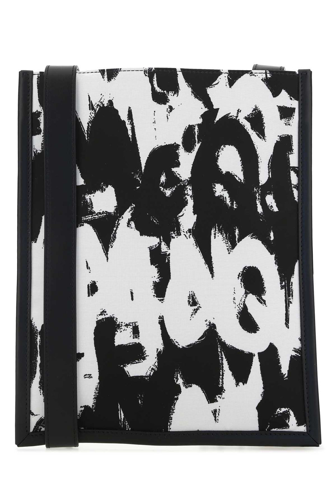 Alexander Mcqueen Men Printed Nylon Crossbody Bag