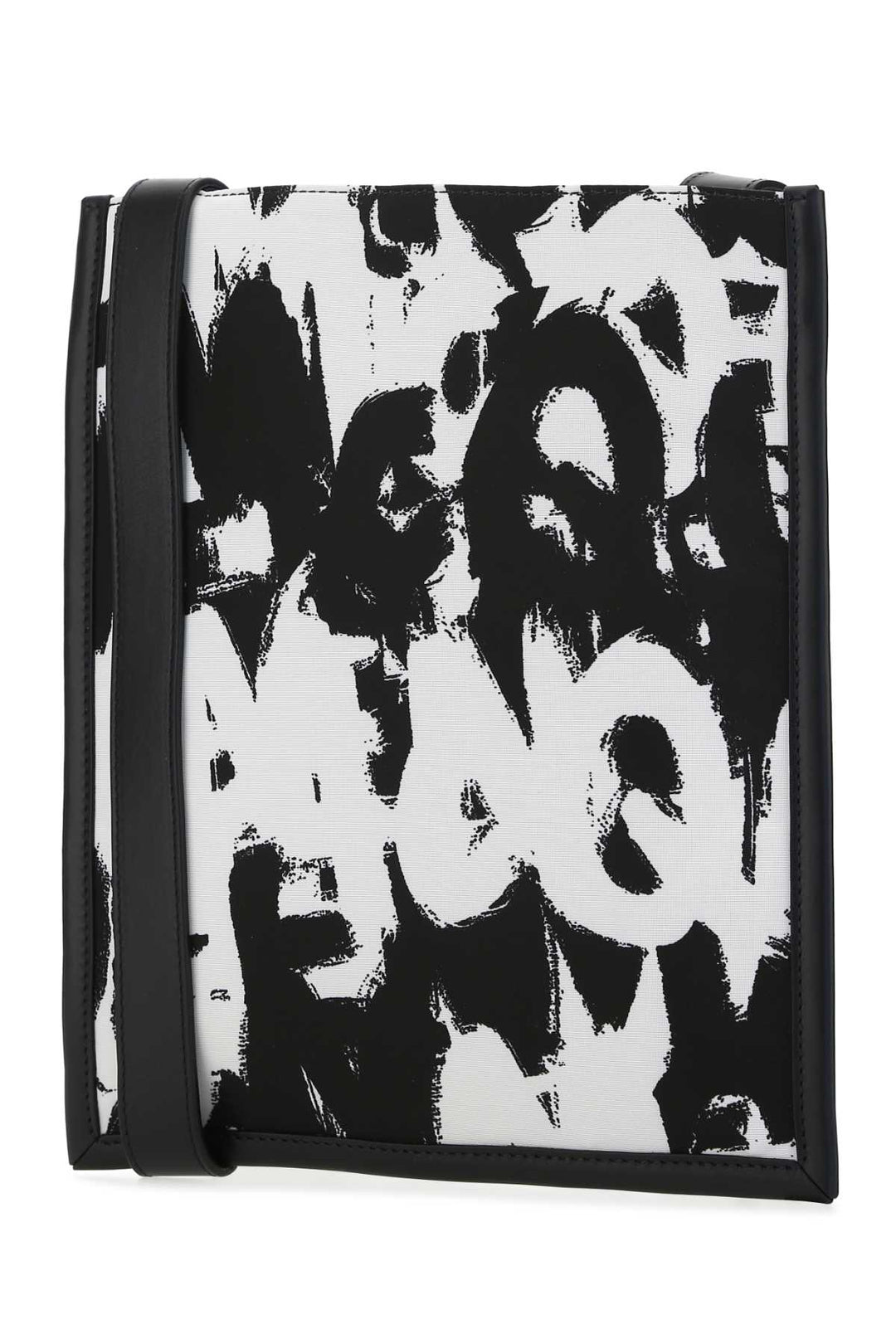 Alexander Mcqueen Men Printed Nylon Crossbody Bag