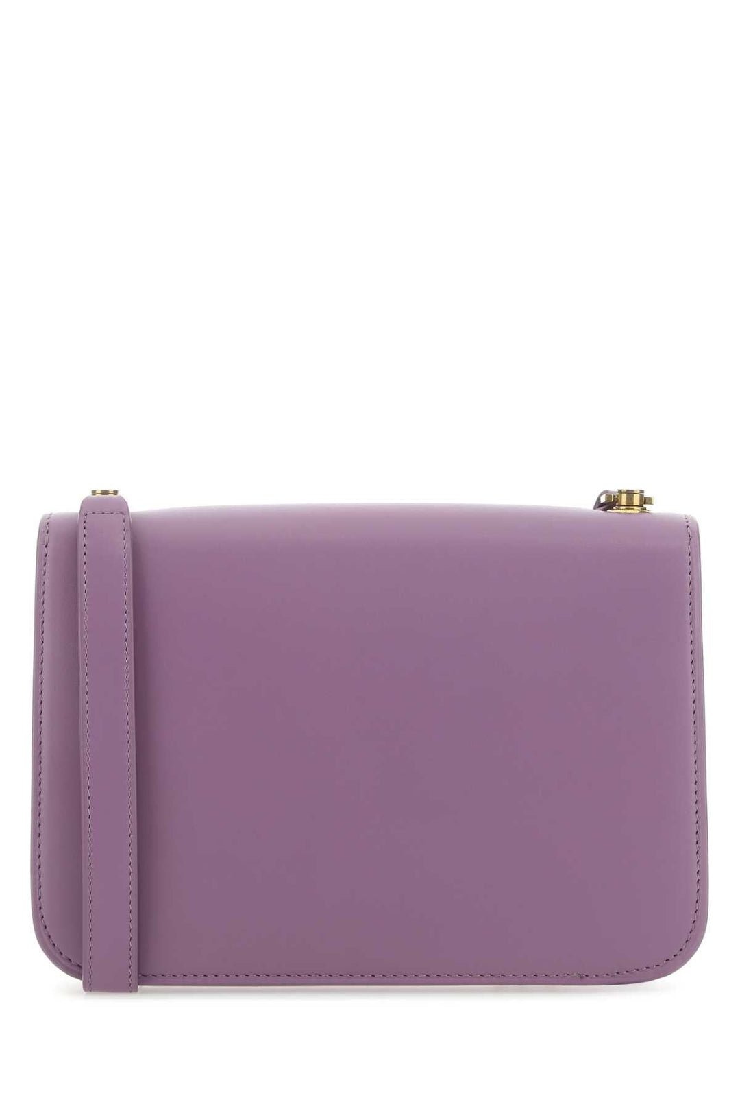 Saint Laurent Women Purple Leather Le Carre Shoulder Bag