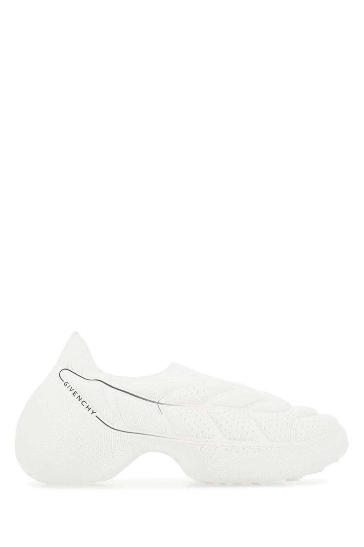Givenchy Women White Fabric Tk-360+ Slip Ons