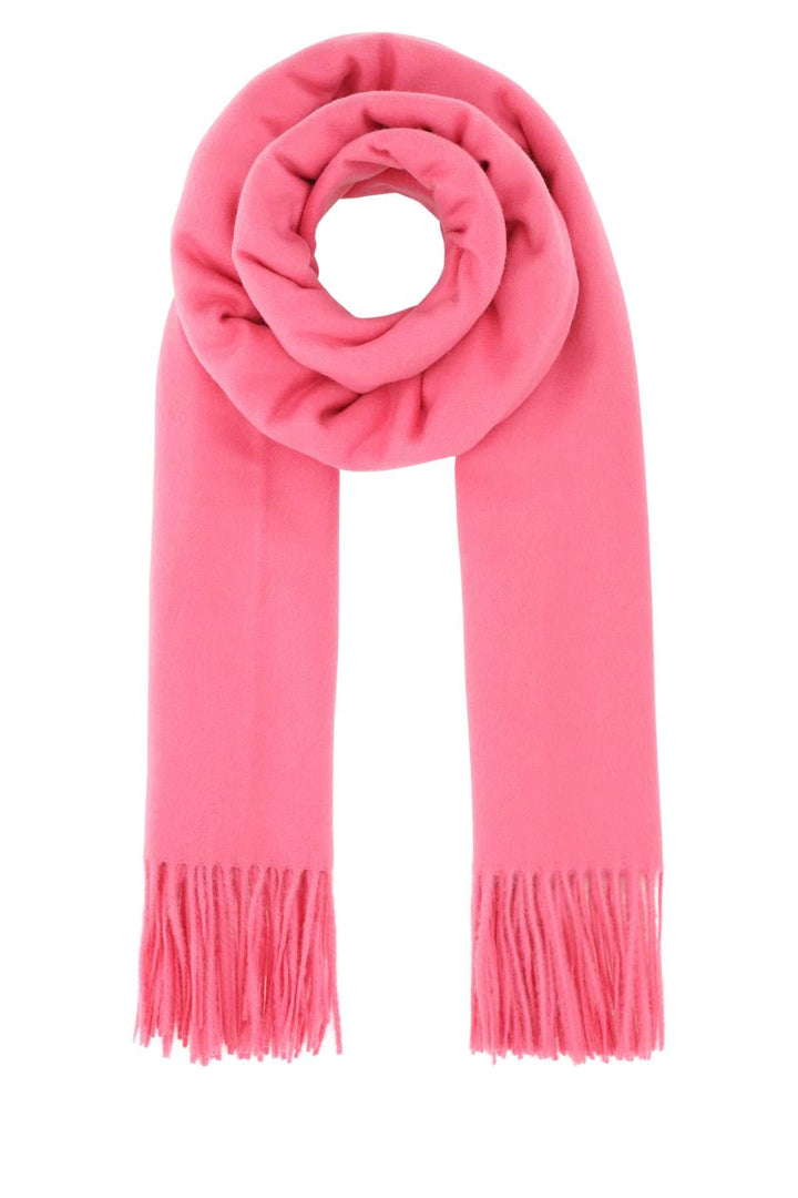 Alexander Mcqueen Women Pink Cashmere Blend Scarf