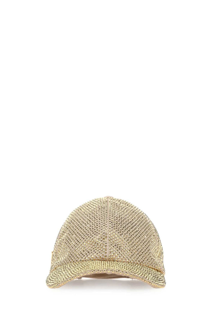 Prada Women Embellished Duchesse Baseball Cap