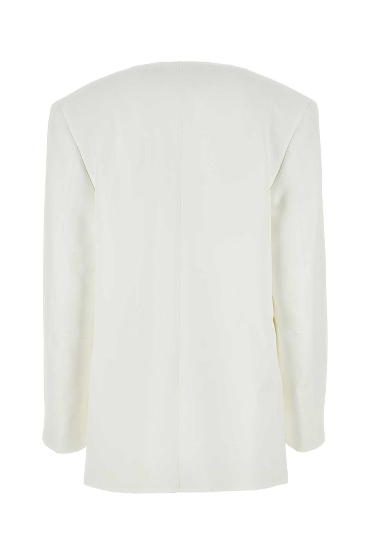 Jil Sander Women White Viscose Blazer